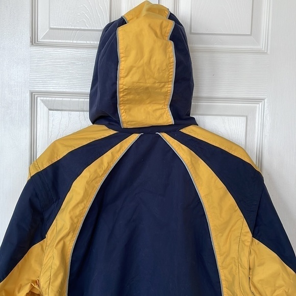 Vintage Gogo Sports San Francisco Navy & Gold Hooded Jacket Convertible Vest - Picture 6 of 8